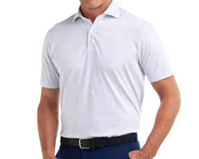 The Thomson Shirt: White & Lavender