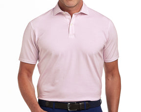 The Thomson Shirt: White & Scotch Pink