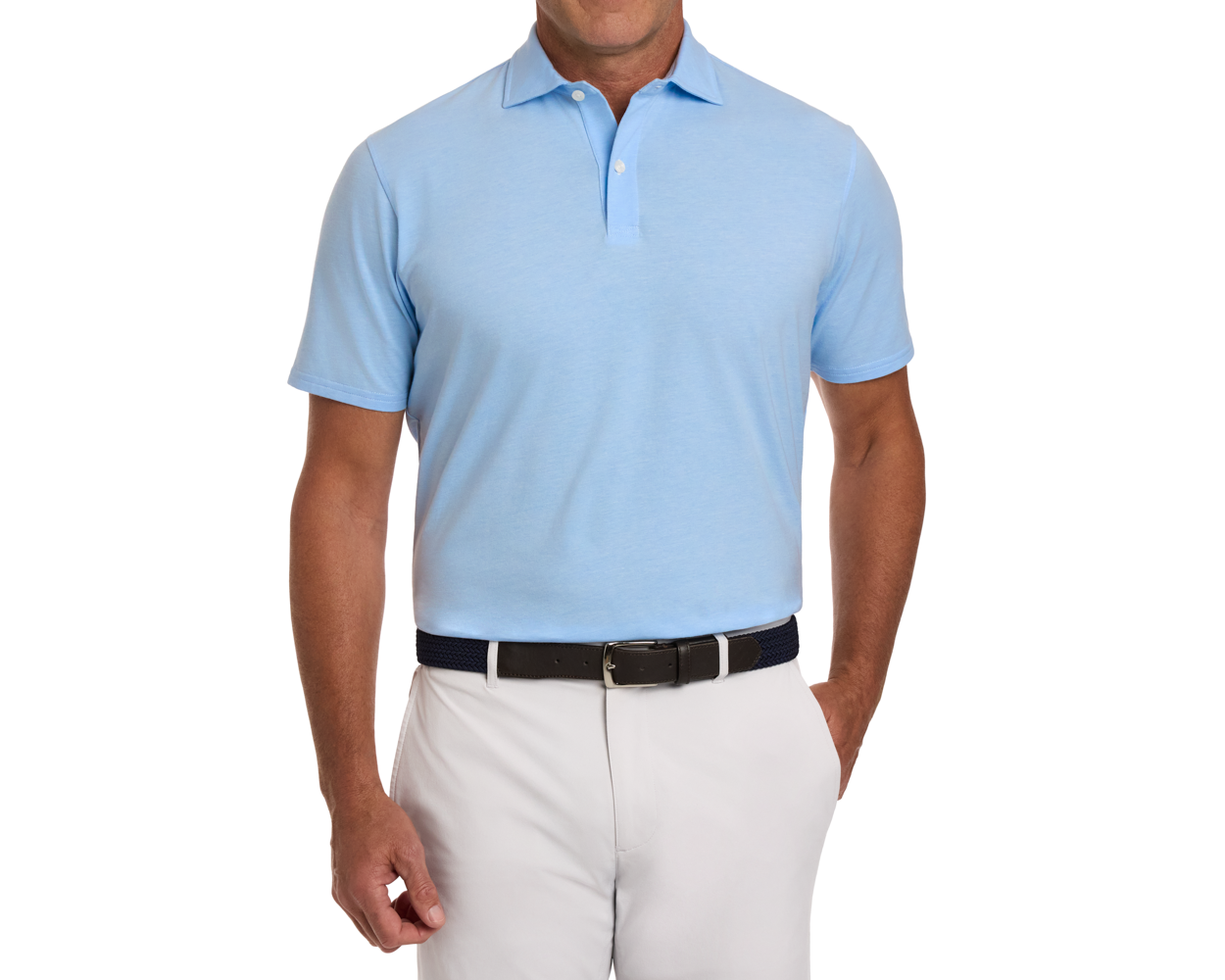 The Hatcher Shirt: Vista Blue & White