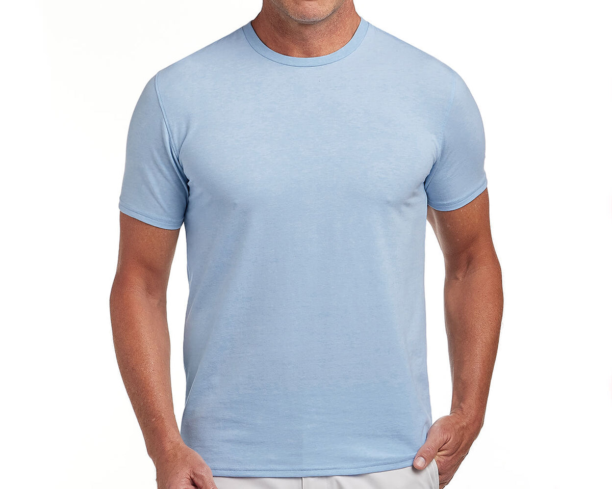 The Mason T-Shirt: Heathered Skye