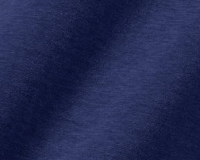 Close-up of the 2026 U.S. Open Mason T-Shirt: Navy, showcasing the fine knit weave of midweight Peruvian pima cotton fabric for comfort and durability.