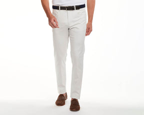 The Warner Pant: Stone 34" Length