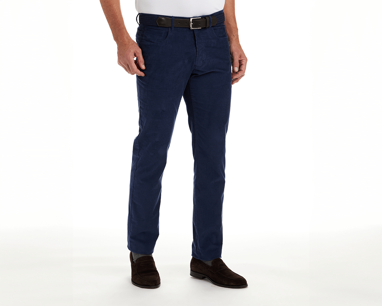 The Baxter Pant: Navy 30" Length