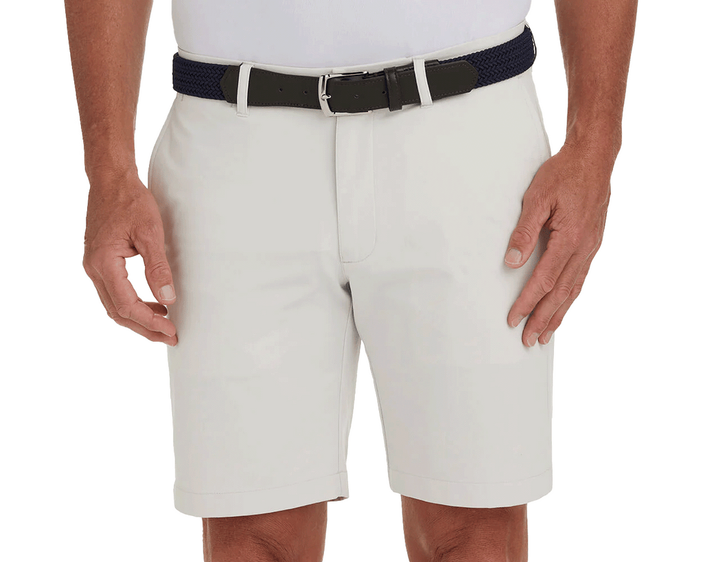 Men's Light Khaki Golf Shorts | Holderness & Bourne
