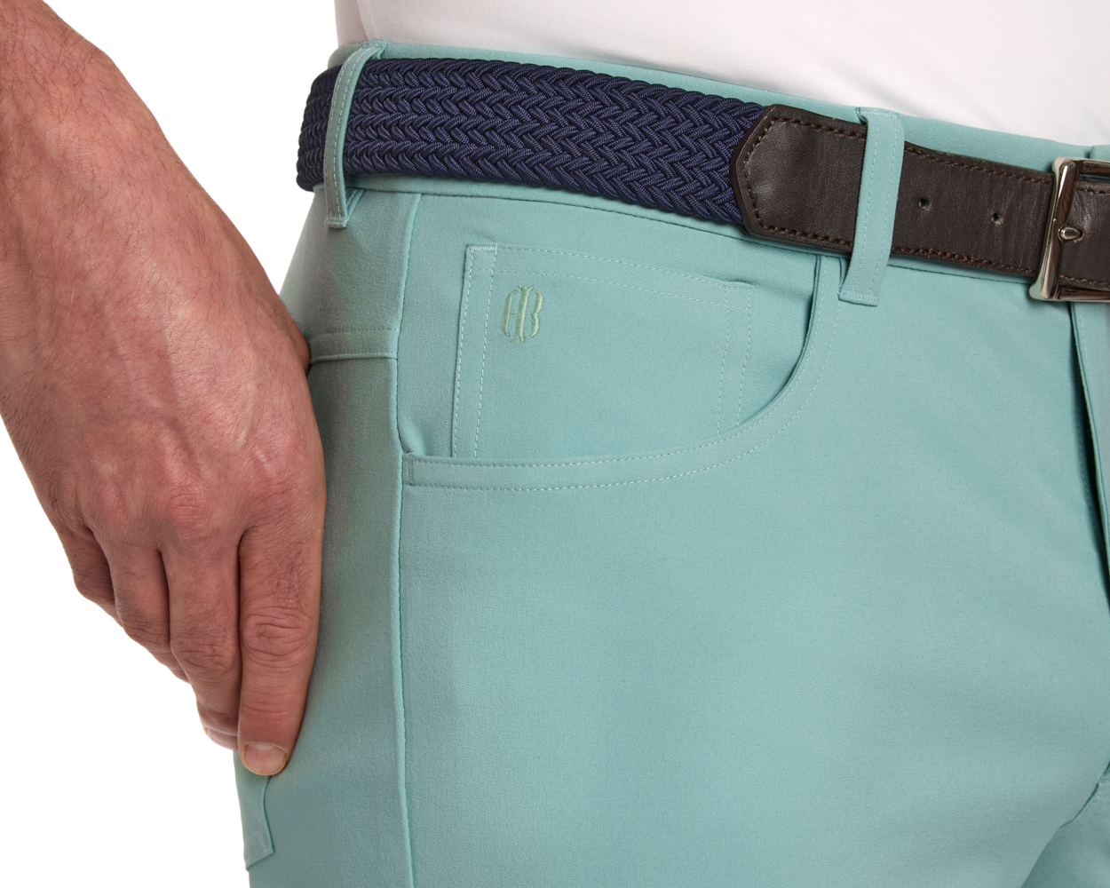 The McDaniel Pant: Cascade Green 32" Length