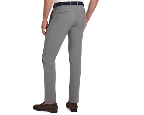 The Anson Pant: Light Gray 34" Length