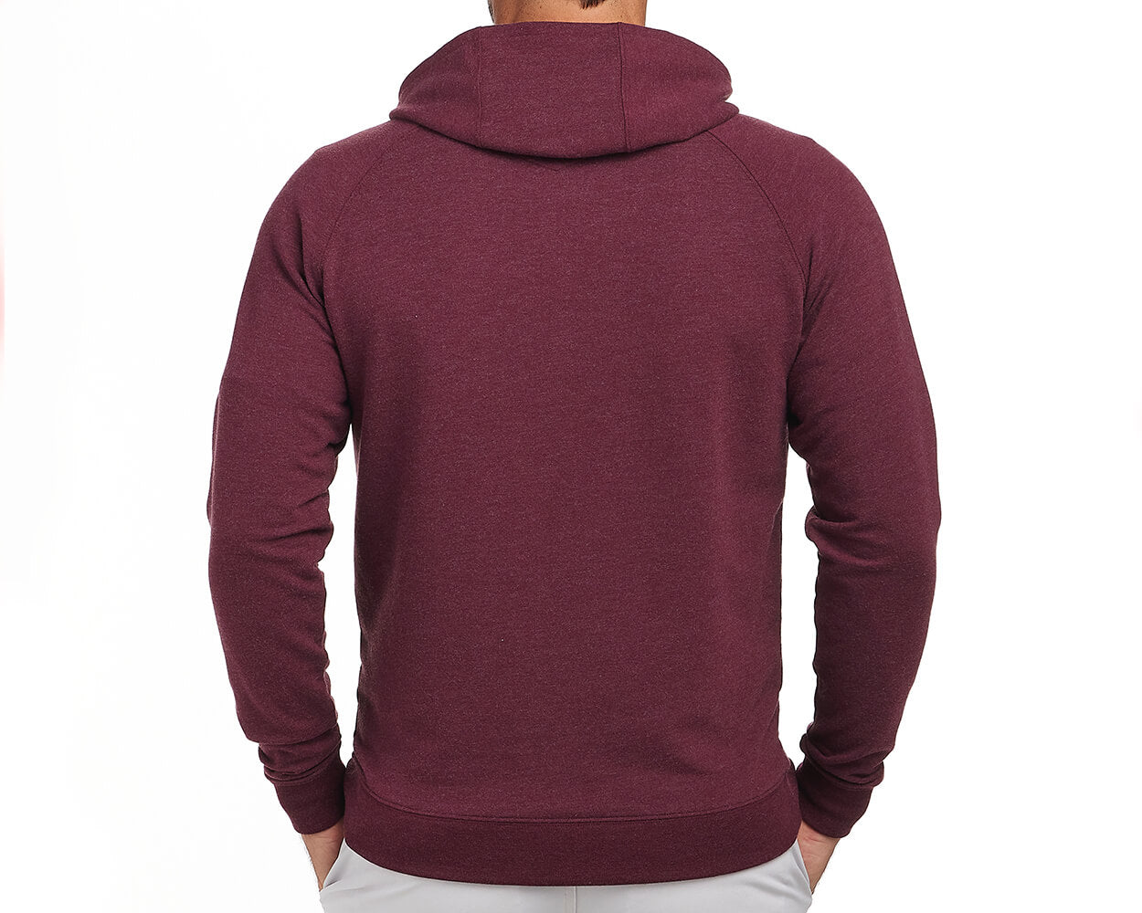 The Lawson Pullover: Heathered Dark Claret