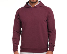 The Lawson Pullover: Heathered Dark Claret