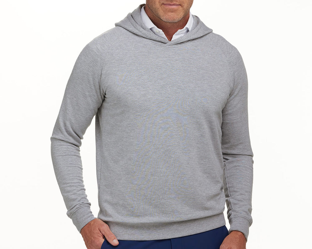 Hagg Mens Hoodie Grey Yellow