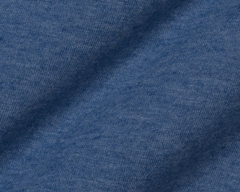 The Lawson Hoodie: Heathered Pacific Blue