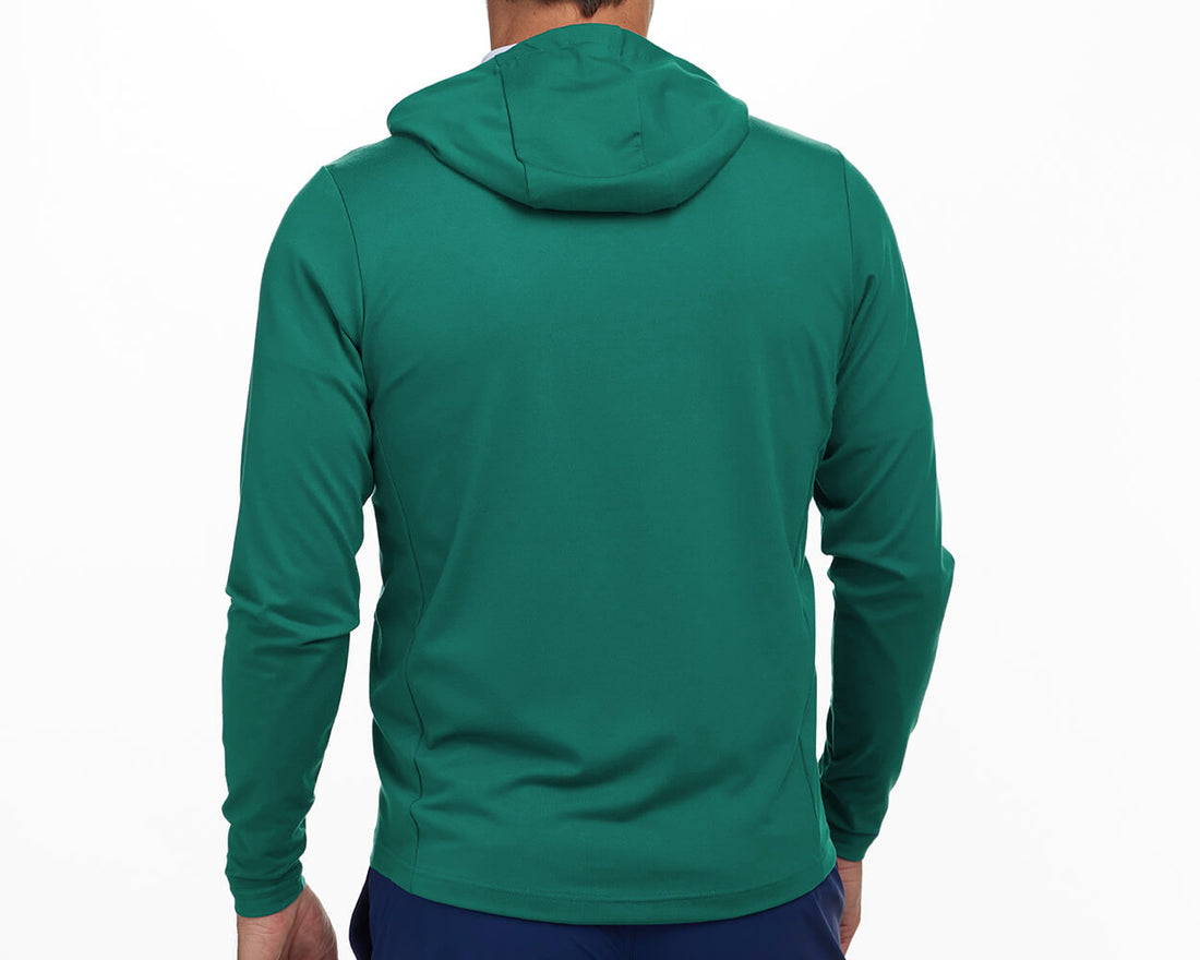 Men's Dark Green Pullover Hoodie Holderness & Bourne