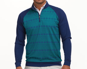 The Robinson Pullover: Pine & Navy