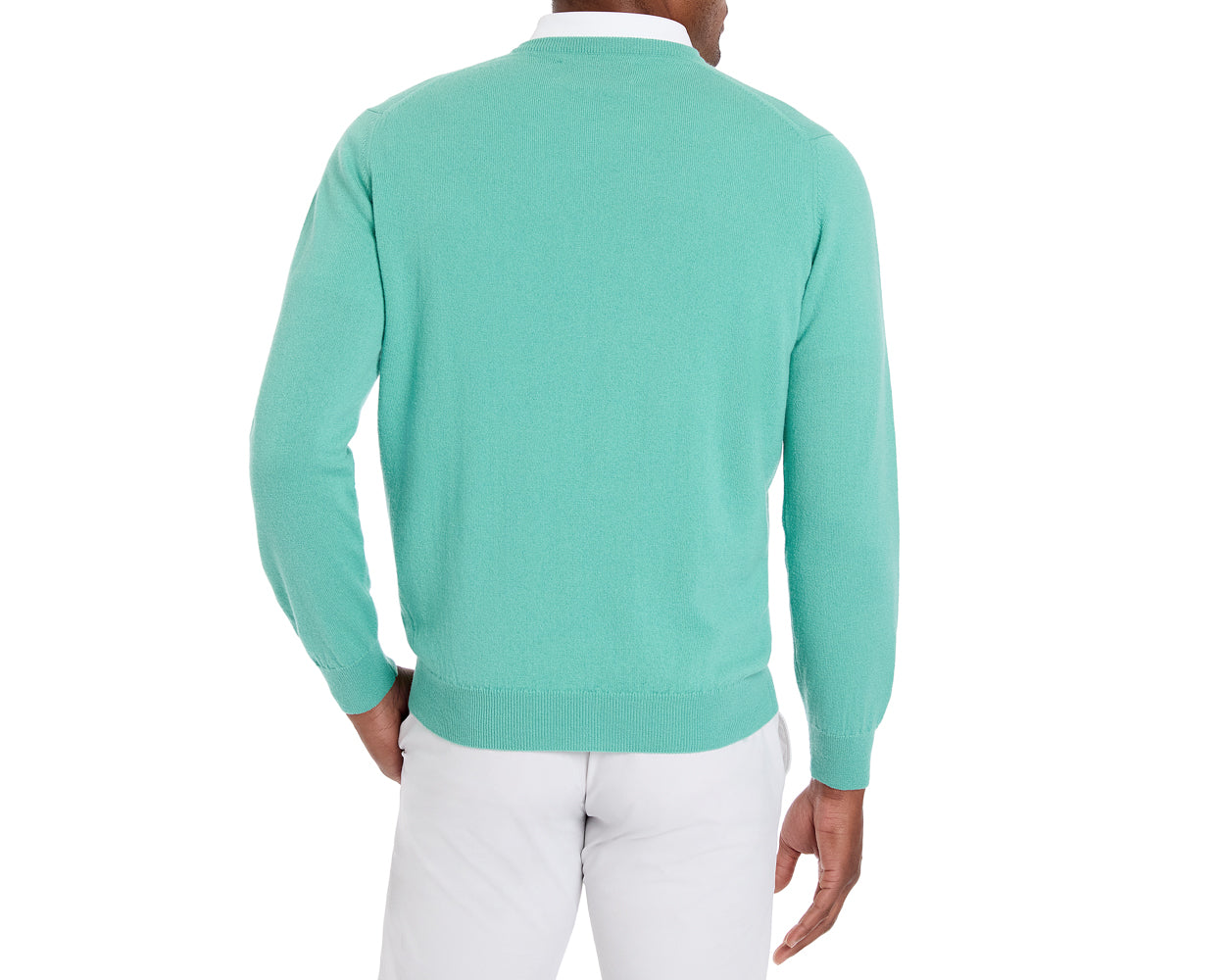 The Buckley Sweater: Heathered Abaco