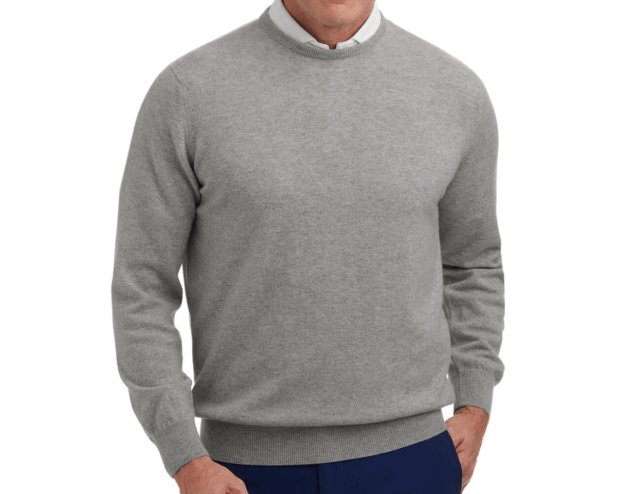 The Buckley Crewneck Sweater: Heathered Gray