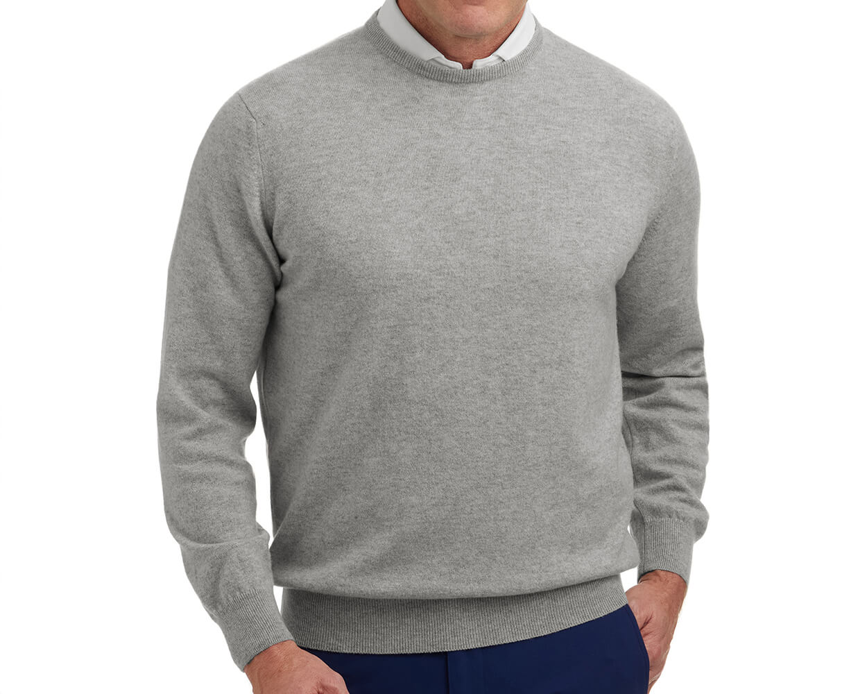 The Buckley Sweater: Heathered Gray