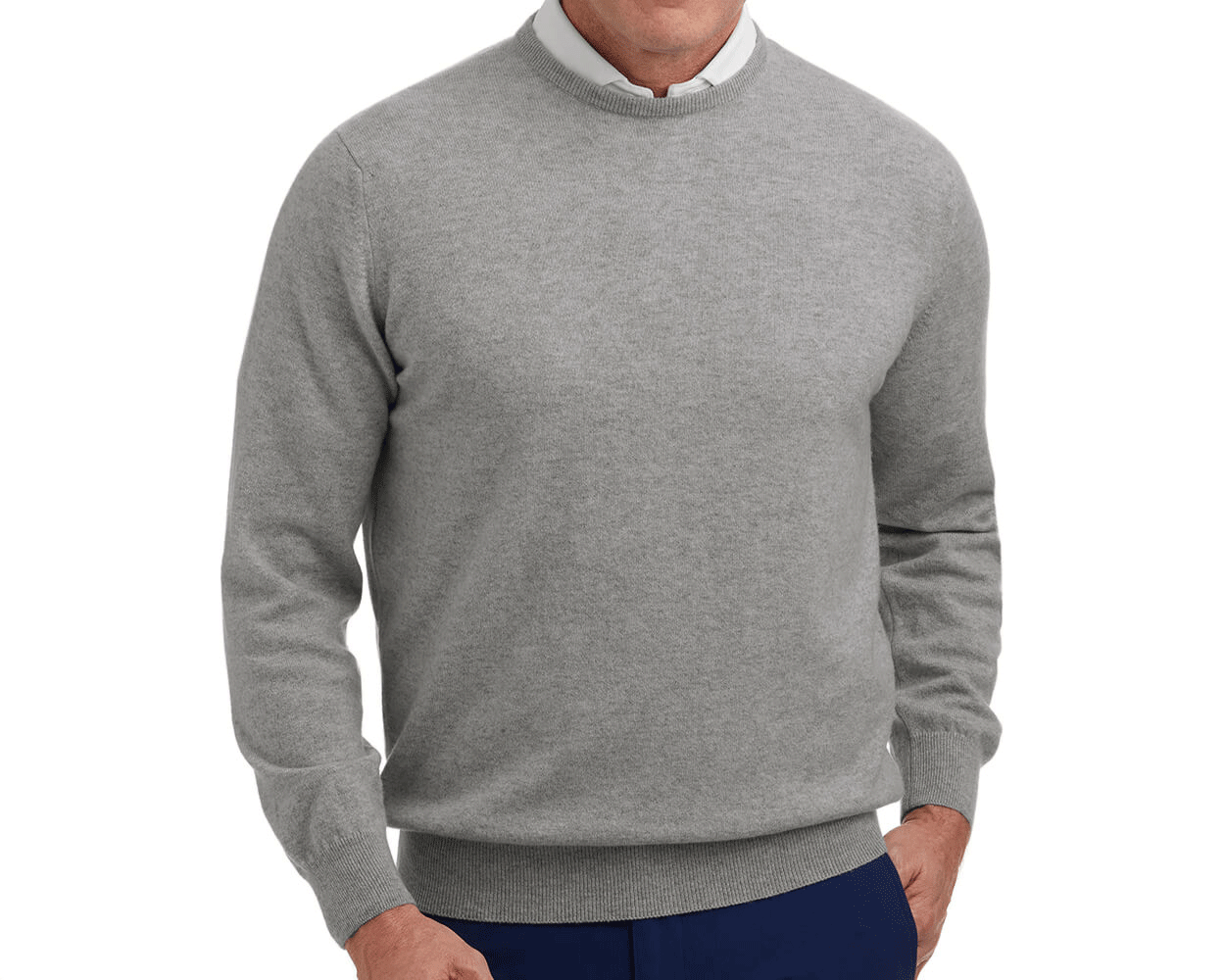 The Buckley Crewneck Sweater: Heathered Gray