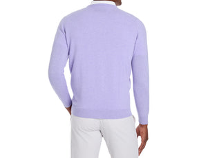 The Buckley Sweater: Heathered Lavender