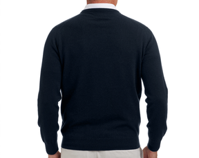 The Buckley Crewneck Sweater: Heathered Dark Navy