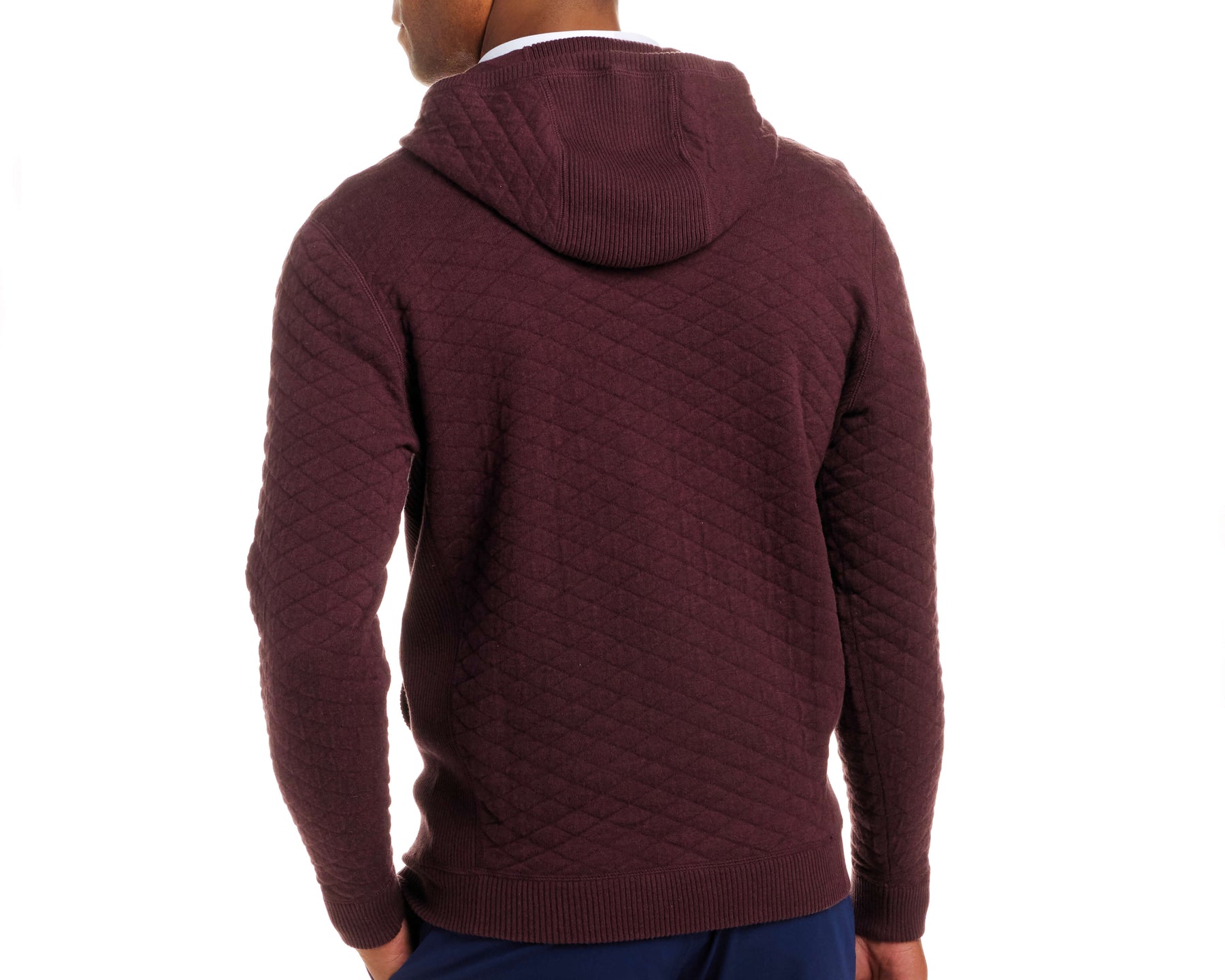 The Wallace Sweater: Heathered Dark Claret