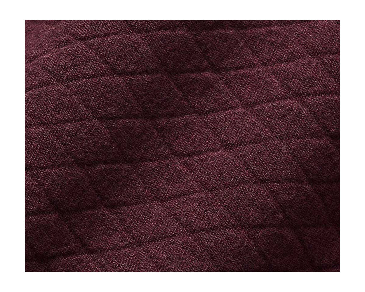 The Wallace Sweater: Heathered Dark Claret