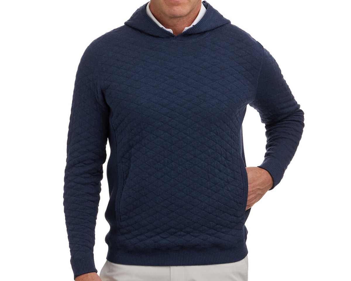 The Wallace Sweater: Heathered Navy