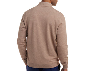 The Harper Pullover: Heathered Fescue