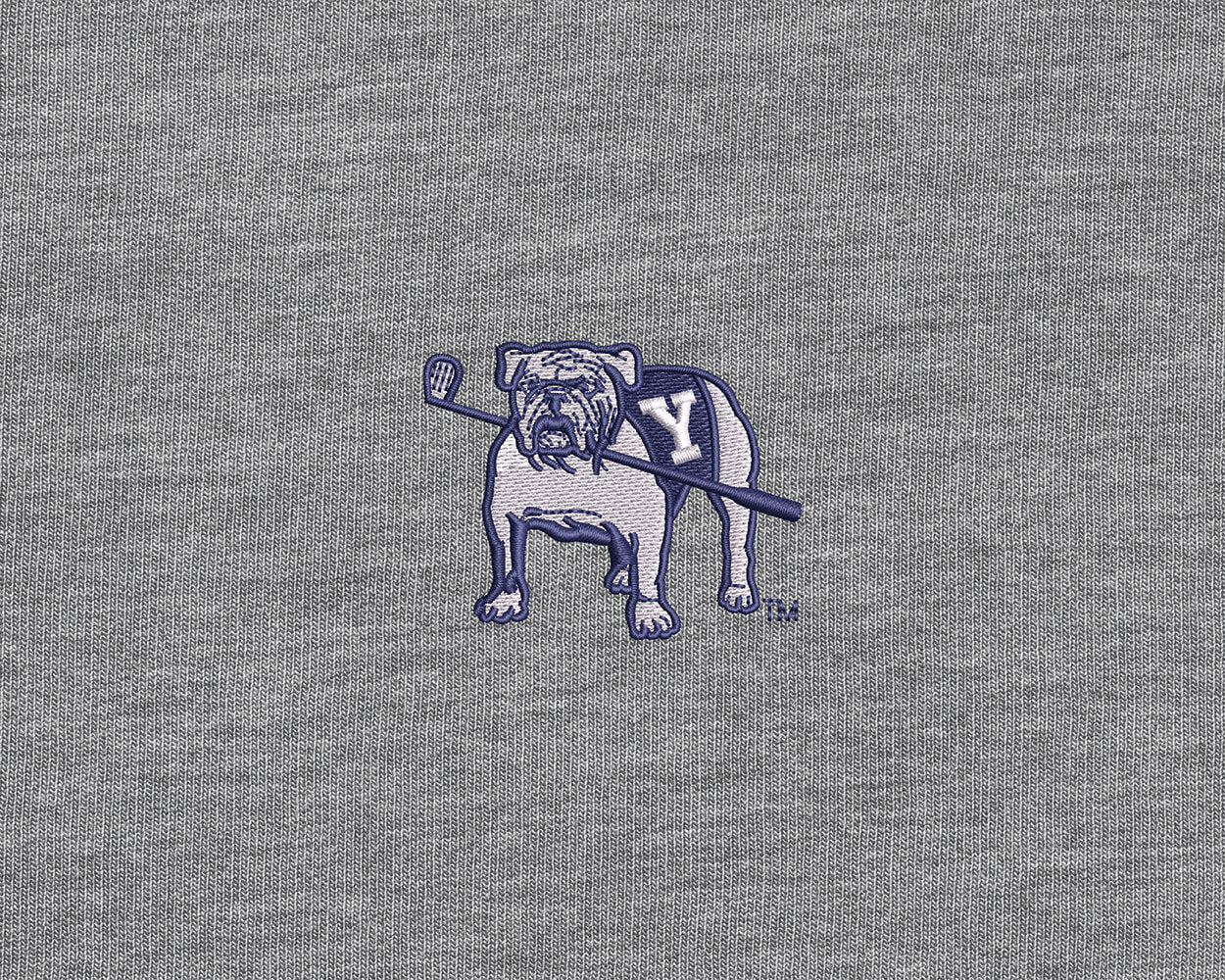 Yale Golf Course Harper Pullover: Heathered Gray