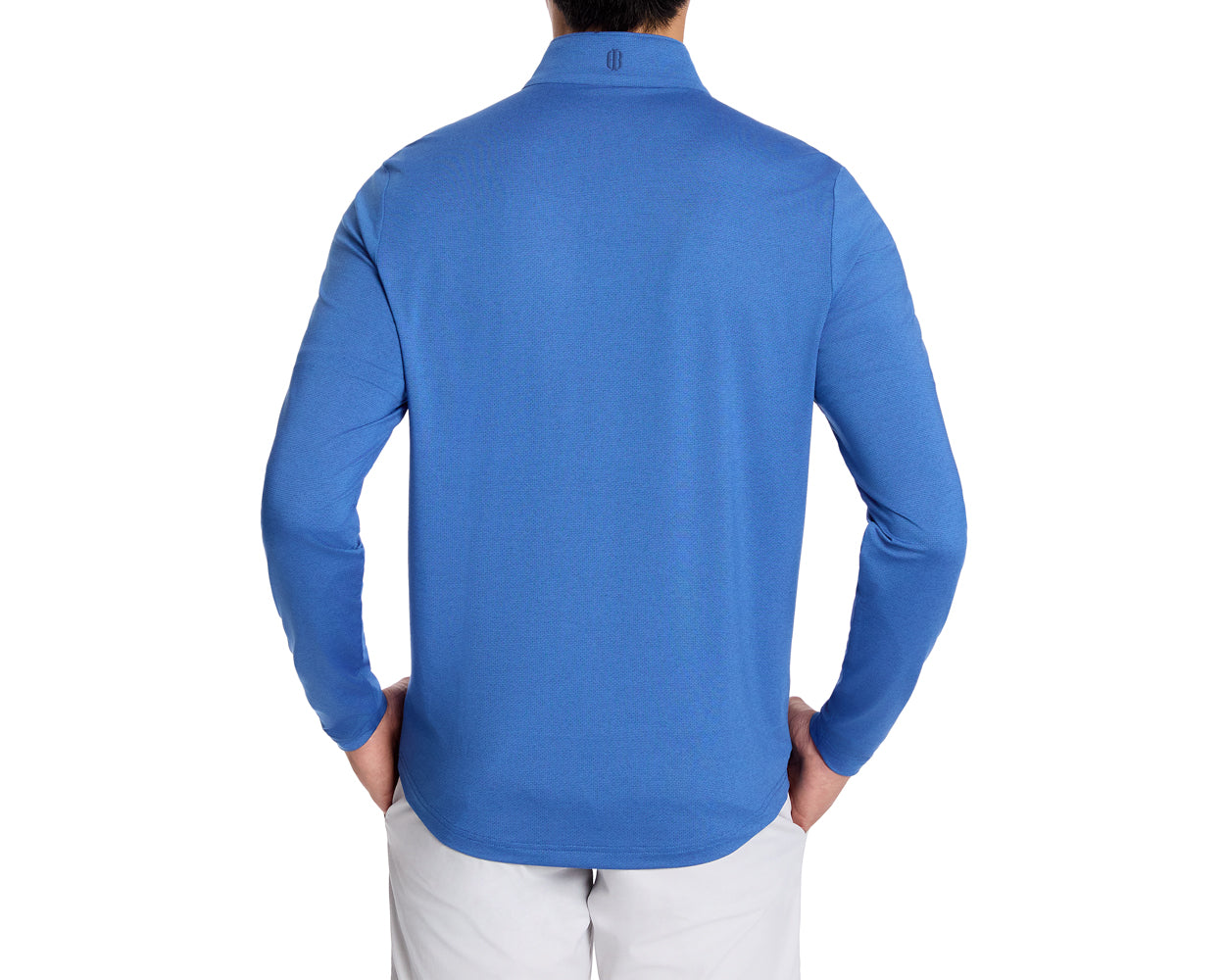 The Bell Pullover: Heathered Marlin Blue