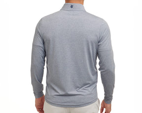 The Bell Pullover: Heathered Oxford