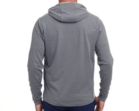 The Thompson Pullover: Heathered Gray & Navy
