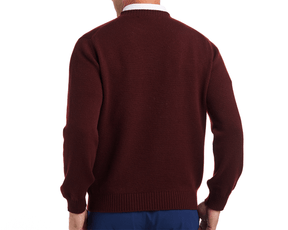 The Berwick Sweater: Dark Claret