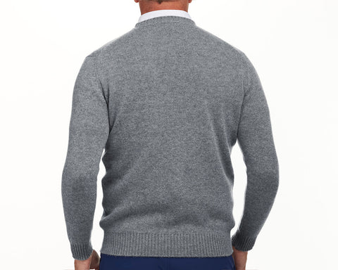 The Berwick Crewneck Sweater: Heathered Gray