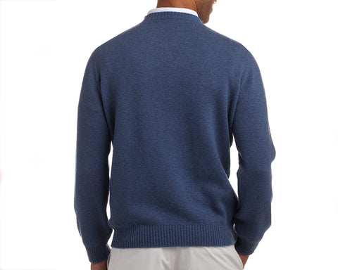 Holderness & Bourne The Berwick Men’s Blue Pullover Sweater