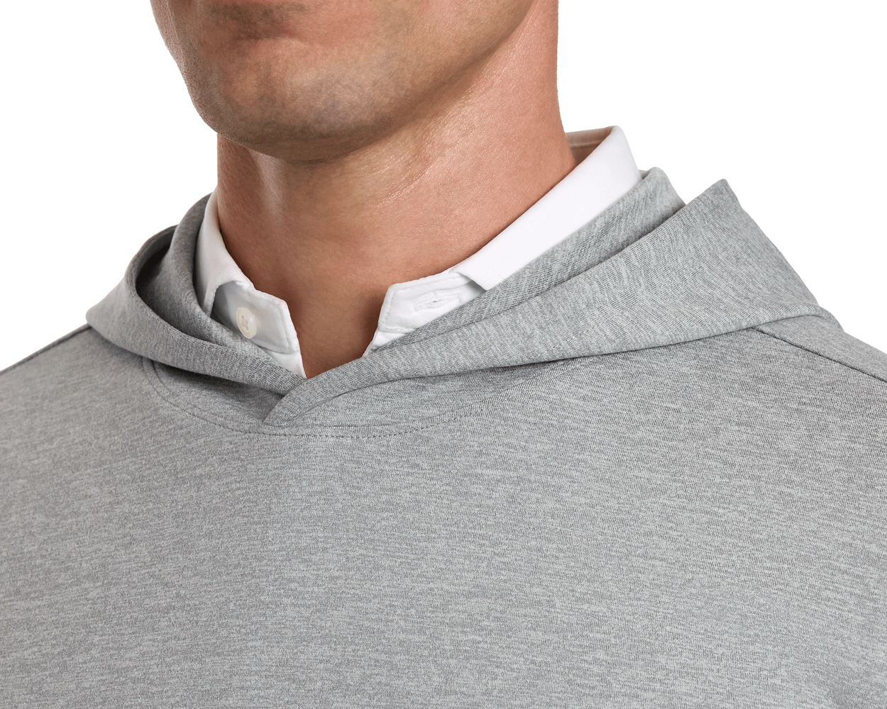 Heathered Gray Athletic Hoodie | Holderness & Bourne