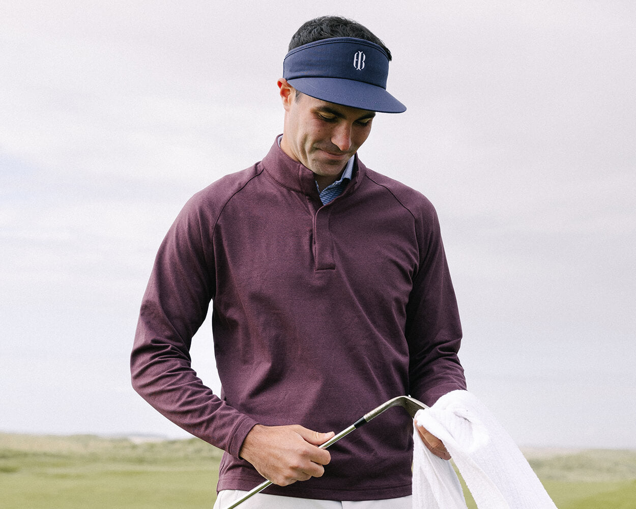 The Payne Pullover: Heathered Dark Claret