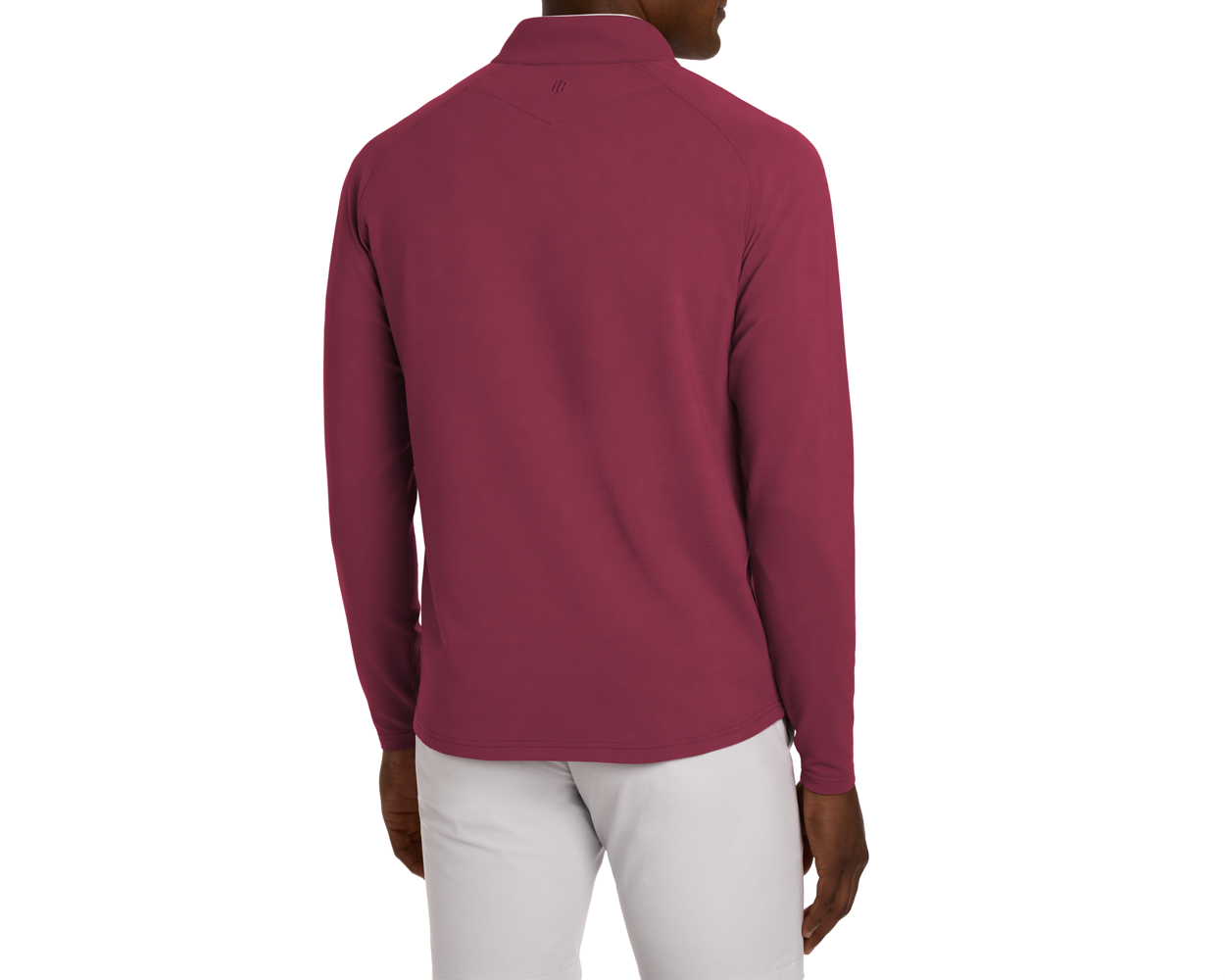 The Stuart Quarter-Zip: Cabernet