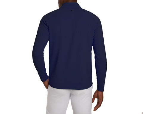 The Stuart Quarter-Zip: Navy