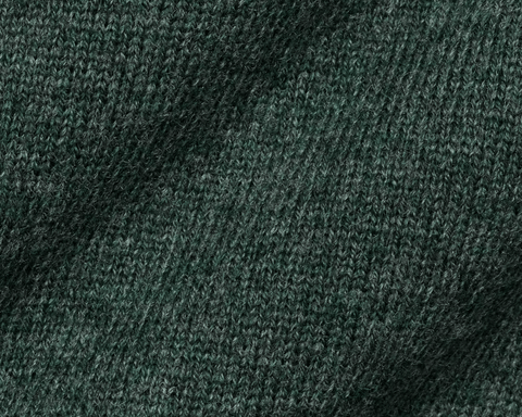 The Cunningham Quarter-Zip Sweater: Heathered Cypress