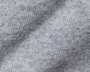Close-up of Holderness & Bourne Men’s Gray Quarter Zip Sweater fabric texture