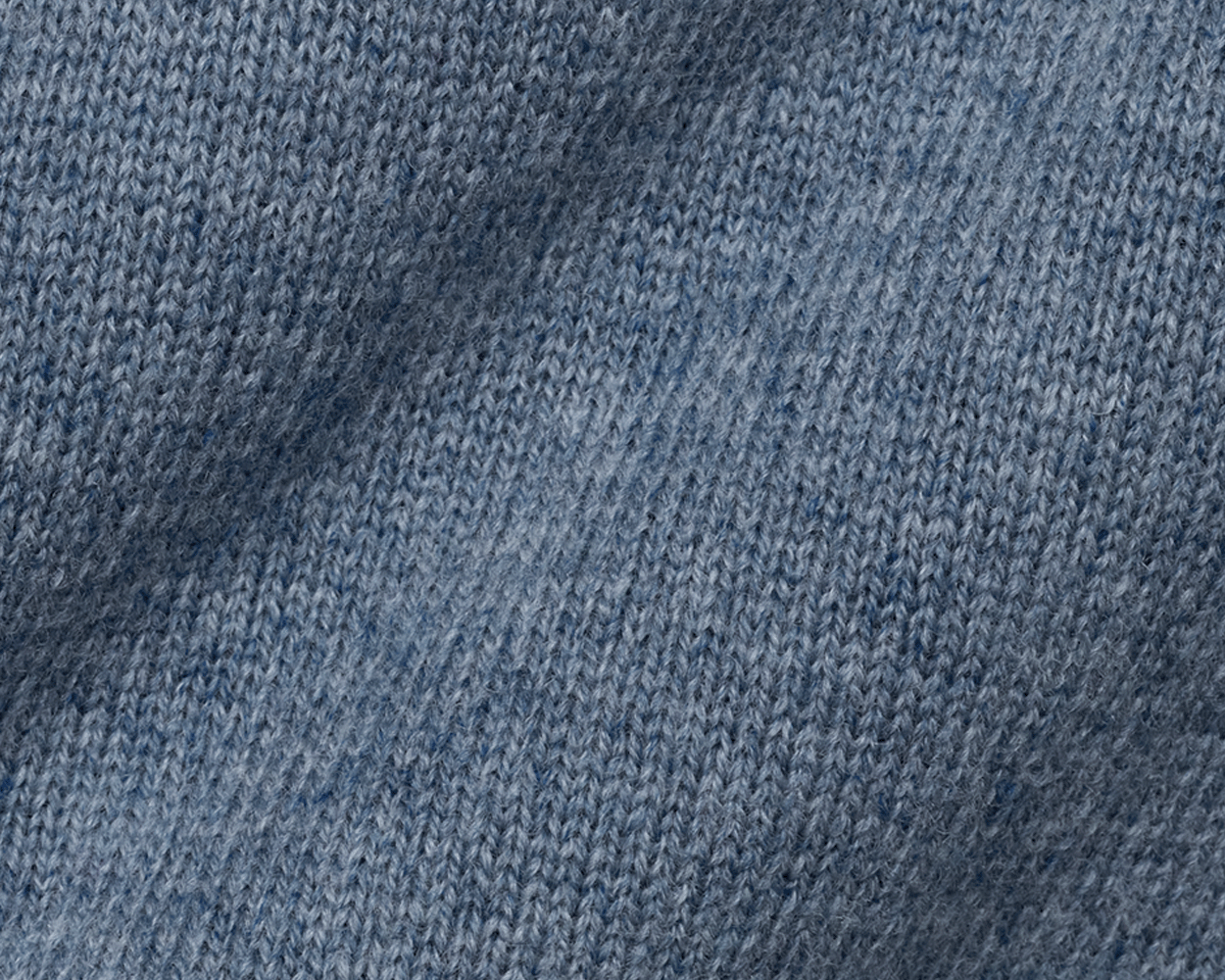 The Cunningham Quarter-Zip Sweater: Heathered Pacific Blue