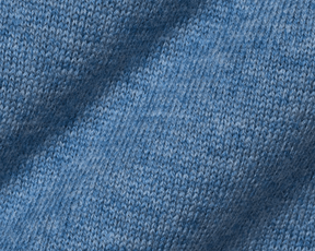 The Logan Hoodie Sweater: Heathered Pacific Blue