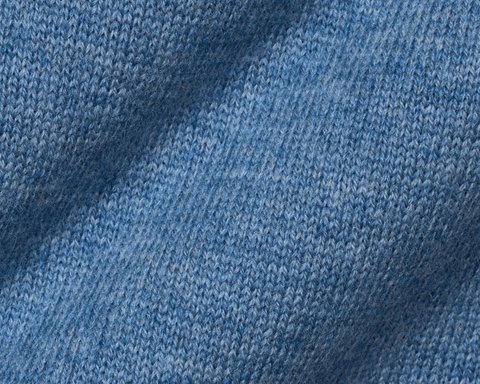 The Logan Hoodie Sweater: Heathered Pacific Blue