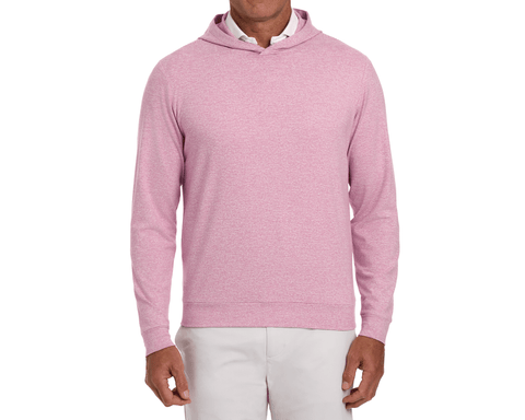 The Hamilton Hoodie: Heathered Cabernet & White