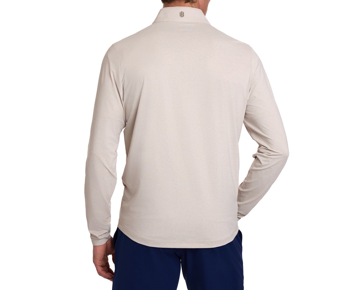 The Bell Quarter-Zip: Heathered Dune