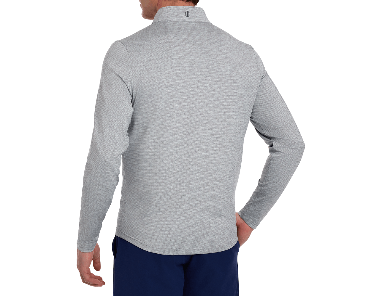 The Bell Quarter-Zip: Heathered Gray