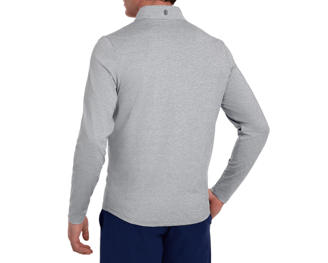 The Bell Quarter-Zip: Heathered Gray