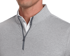 The Bell Quarter-Zip: Heathered Gray
