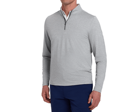 The Bell Quarter-Zip: Heathered Gray