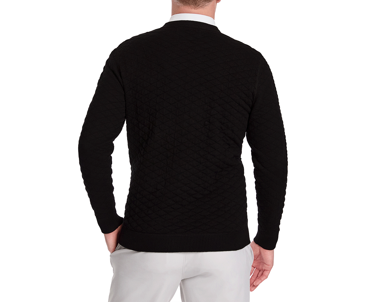 The Ward Crewneck Sweater: Black