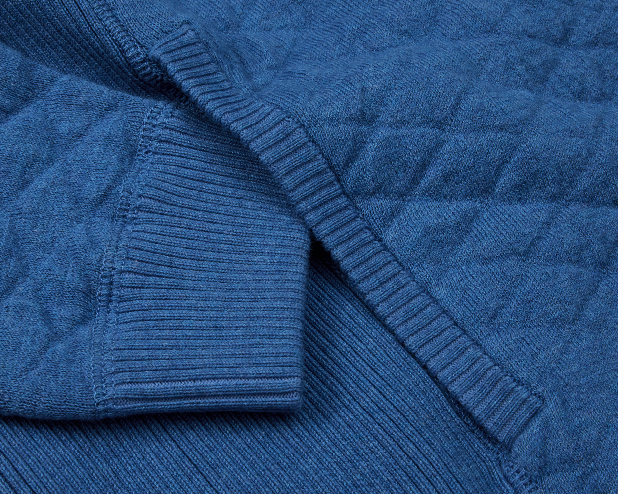 The Wallace Hoodie Sweater: Heathered Maidstone Blue